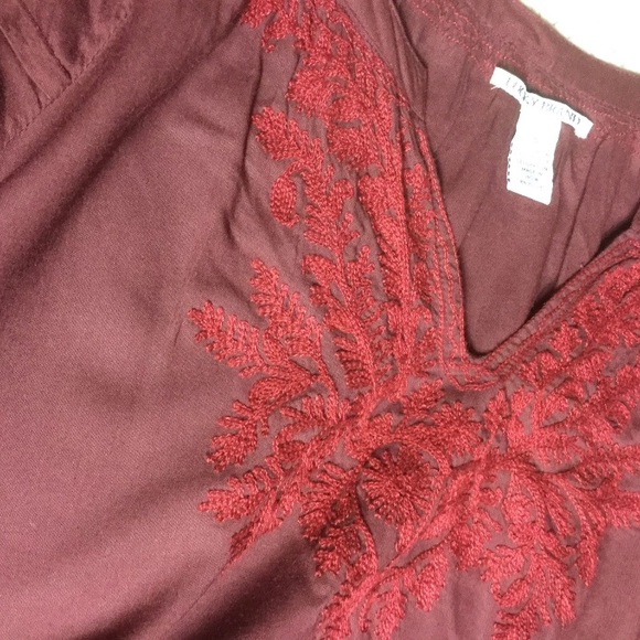 Lucky Brand Boho Peasant Drawstring Dress - Picture 5 of 7